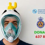 Ayuntamiento y UPCT ponen en marcha una campaña de recogida de máscaras de buceo.