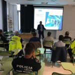 Policía Local participa en una sesión informativa de cámaras de vídeovigilancia con Inteligencia Artificial.