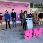 Lectura del Manifiesto del 8 de marzo en Torre Pacheco.