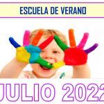 ABIERTO PLAZO DE INSCRIPCIÓN PARA LA ESCUELA DE VERANO 2022.