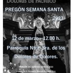 Pregón Semana Santa Dolores de Pacheco