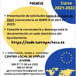 ABIERTO PLAZO DE SOLICITUDES AYUDAS A ESTUDIANTES ERASMUS+ Y DE OTROS PROGRAMAS DE MOVILIDAD INTERNACIONAL DEL MUNICIPIO DE TORRE-PACHECO.