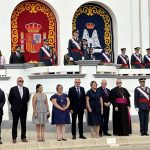 El alcalde de Torre Pacheco, Pedro Ángel Roca, asiste a la Entrega de Despachos en la Academia General del Aire.