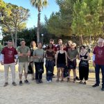 Desayuno con los participantes en la Campaña de Excavaciones de la Sima de las Palomas.