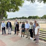 LA FUNDACIÓN BIODIVERSIDAD VISITA            TORRE PACHECO PARA CONOCER                         LOS AVANCES DEL PROYECTO DE RENATURALIZACIÓN DE LA RAMBLA SUR