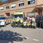 SIMULACRO DE INCENDIO EN EL COLEGIO HERNÁNDEZ ARDIETA DE ROLDÁN.