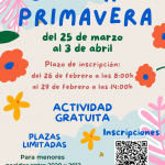 Inscripciones para la Escuela de Primavera 2024. 