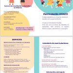 ABIERTO EL PLAZO DE MATRICULACIÓN EN LOS CENTROS DE ATENCIÓN A LA INFANCIA.