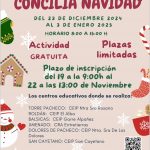 ABIERTO EL PLAZO DE INSCRIPCIÓN PARA LA ESCUELAS DE NAVIDAD 2024/25